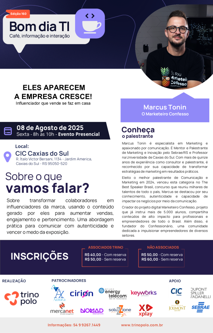 Foto de divulgação do evento